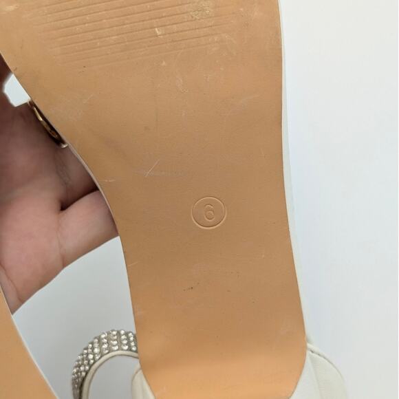 Dream Pairs Girls Ankle Strap Low Heel Sandals Bow Flower Size US6M EU38.5 - Picture 9 of 11